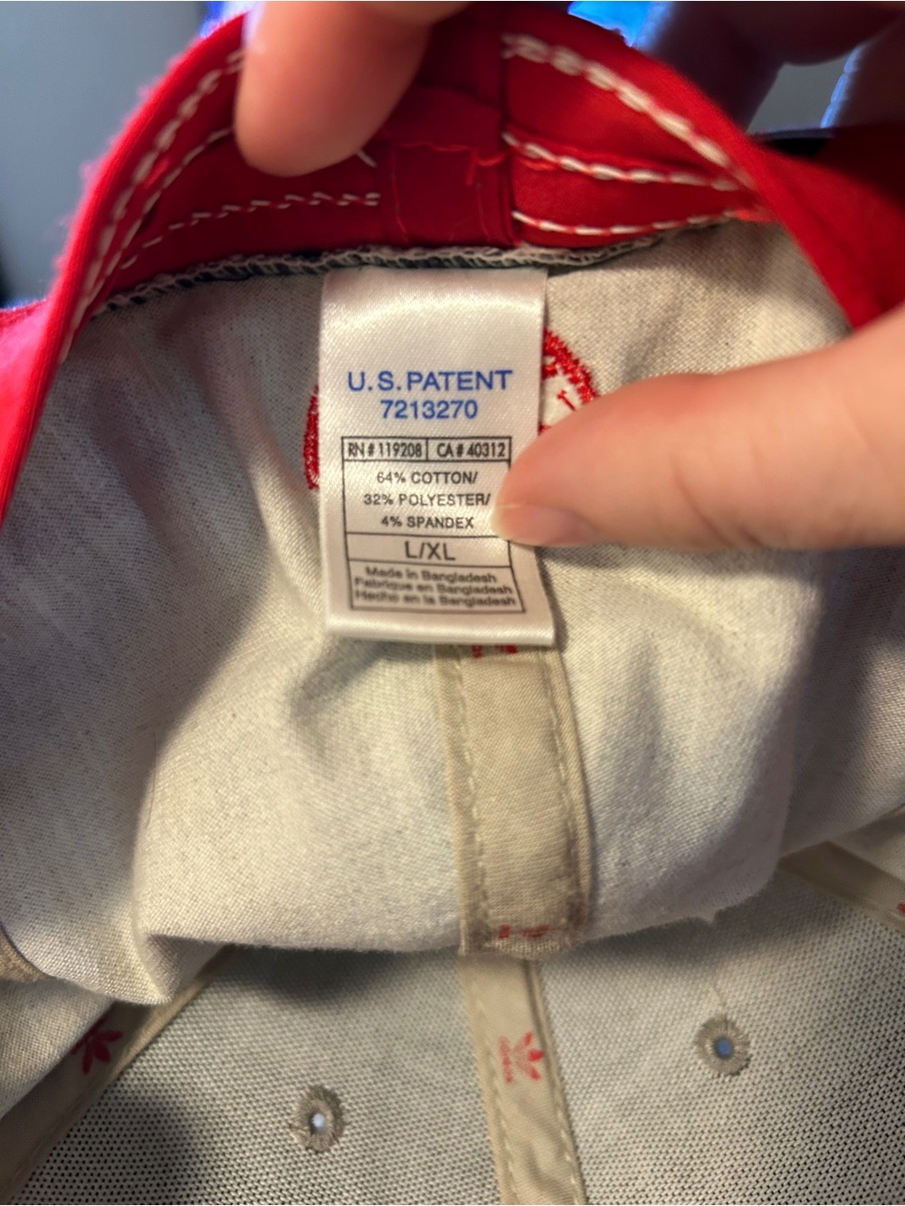 adidas Purple and Red Snapback Hat - Picture 9 of 11